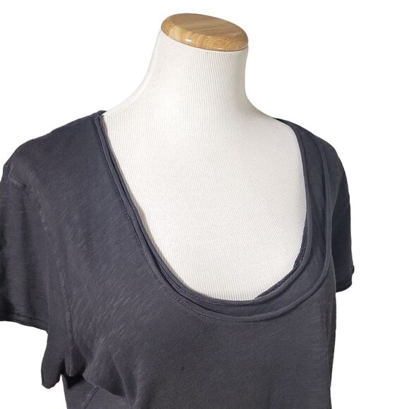 FREE PEOPLE WOMENS WE THE FREE SATURDAY TEE OVERSIZED - Picture 4 of 13